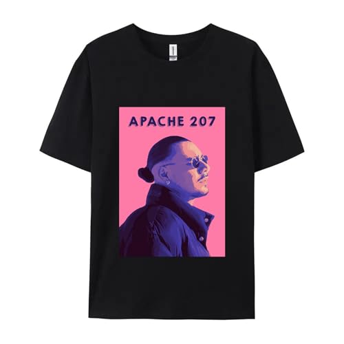 207 APC T Hemd Apache 207 Kurzarm Vintage Casual Streetwear 2025 Konzert Tour Album Fotos (A XS) von Generisch