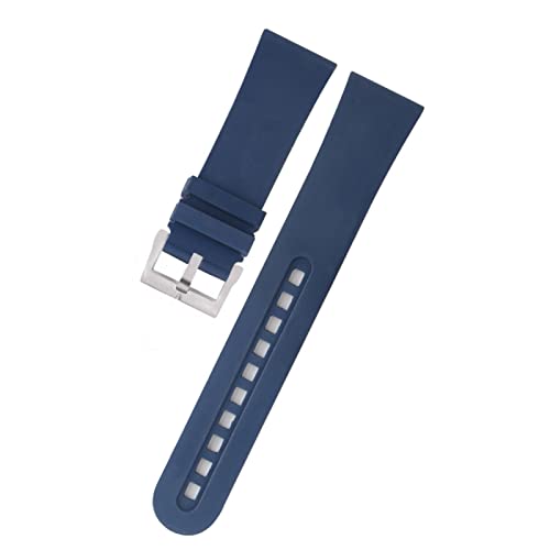 23 mm Gummi-Silikon-Uhrenarmband für Blancpain Fifty Fathoms, weiches Ersatzarmband, Sport-Armband, Uhren-Zubehörteile, 23 mm, A von Generisch