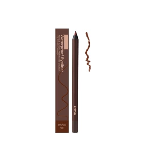 24-Stunden-wasserdichte Eyeliner, weiches und langlebiges Make-up, hochwertiger Stift, der Tüchern widersteht, 2025 Tersopic Gleit Eyeliner (Bronze, 1pc) von Generisch