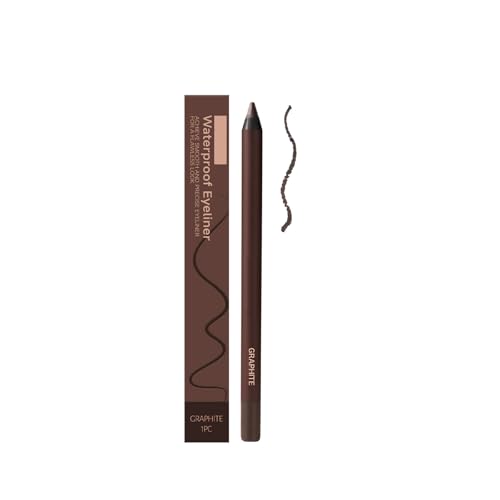 24-Stunden-wasserdichte Eyeliner, weiches und langlebiges Make-up, hochwertiger Stift, der Tüchern widersteht, 2025 Tersopic Gleit Eyeliner (Graphit, 1pc) von Generisch