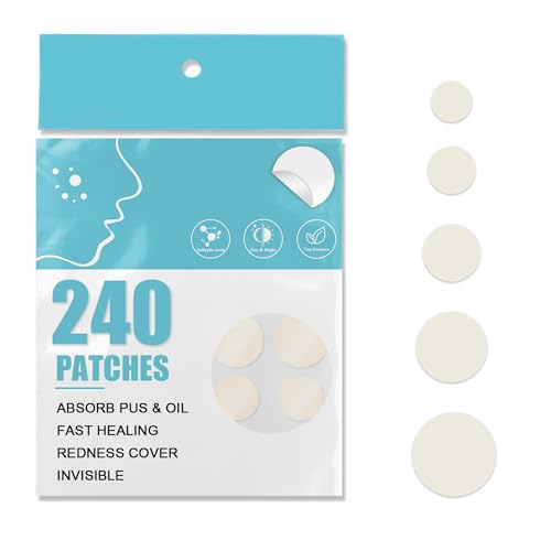 240 Stücks Pimple Patches Unsichtbare Natürliche Hydrokolloid Pickel Patch Wasserdicht Atmungsaktiv Acne Patch Anti Pickel Patches Mit Teebaumöl Und Salicylsäure Pickel Pflaster von Generisch