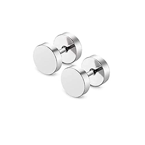 25 Stück mehrere Stile Silber Kreuz Ohrringe für Männer Edelstahl lange Kette Piercing Creolen Set für UnisexProfessionelle Verarbeitung von Generisch