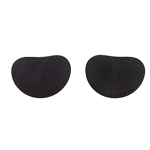 2PCS Klebe BH Klebe Push up Pads Selbstklebender BH Push Up Doppelseitig Klebende Pushup Nippelcover Pushpads Klebe BH Wiederverwendbar Trägerloser Brustwarzen Abdeckungen BH Unsichtbarer (Black, A) von Generisch