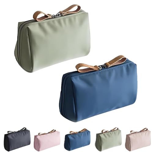 2PCS Tidynook Makeup Bag Small, Mini Makeup Bag for Purse, Lipstick Makeup Pouch Small Cosmetic Bag, Portable Waterproof Travel Cosmetic Bag for Women (A) von Generisch