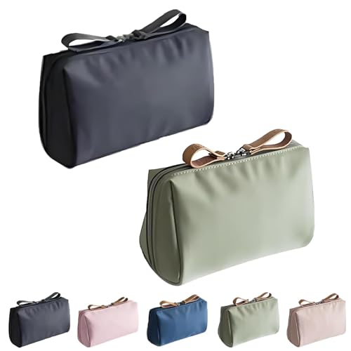 2PCS Tidynook Makeup Bag Small, Mini Makeup Bag for Purse, Lipstick Makeup Pouch Small Cosmetic Bag, Portable Waterproof Travel Cosmetic Bag for Women (F) von Generisch