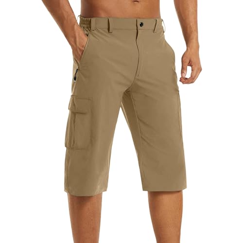 3/4 Cargohose Herren Leichte Vintage Wanderhose Schnelltrocknend Cargo Bermuda Shorts Mit 6 Taschen Kurz Hose Outdoor Trekking Shorts Sommer Arbeit Sporthose Männer Kurze Hosen Stoff Classic Outdoor 3/4 Cargohose Herren Leichte Vintage Wanderhose Schnelltrocknend Cargo Bermuda Shorts Mit 6 Taschen Kurz Hose Outdoor Trekking Shorts Sommer Arbeit Sporthose Männer Kurze Hosen Stoff Classic Outdoor von Generisch