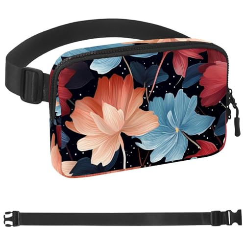 382 Crossbody-Bauchtasche für Damen und Herren, Gürteltasche für Reisen, Freizeit, Wandern, Radfahren, mehrfarbig, 4 x 23 x 15 cm, mehrfarbig, 1.5x9.0x5.9in/4x23x15cm von Generisch