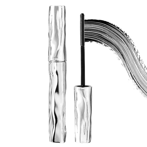 3D Curling Iron Eye Mascara | 1 Stück Metal Mascara Wasserfest Schwarz | Abwaschbare Iron Wand Mascaras Mit Metallbürste | Borstenlose Wimperntusche Metallstab | Zur Wimpern Volumen Und Länge von Generisch