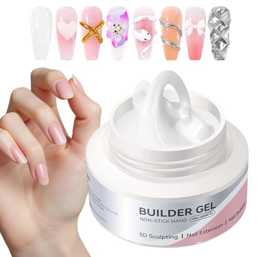 3D Modelliergel,60ml Feste Nagelverlängerung Gel,Nicht Klebender Maniküre Design Builder Für Frauen Reliefkunst Malerei Verlängerung Handkunst | Handmodellierung Verlängerung Skulptur Erstellung Gel 3D Modelliergel,60ml Feste Nagelverlängerung Gel,Nicht Klebender Maniküre Design Builder Für Frauen Reliefkunst Malerei Verlängerung Handkunst | Handmodellierung Verlängerung Skulptur Erstellung Gel von Generisch