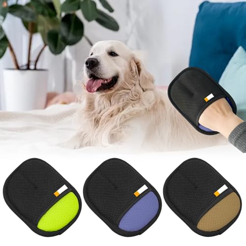 3x Tierhaarentfernungshandschuh, Waschbarer Wiederverwendbarer Haarentferner Für Katzen & Hunde, Fellmagnethandschuh, Zweiwegebürste, Elektrostatische Tierhaarentfernungshandschuhe Für Bettlaken 3x Tierhaarentfernungshandschuh, Waschbarer Wiederverwendbarer Haarentferner Für Katzen & Hunde, Fellmagnethandschuh, Zweiwegebürste, Elektrostatische Tierhaarentfernungshandschuhe Für Bettlaken von Generisch