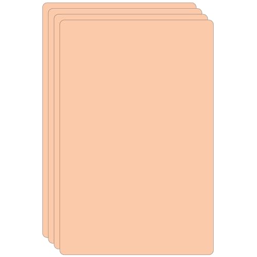 4 Pack Tattoo Trainingsblätter A4 Dicke Gelb Silikon Haut für Anfänger Wiederverwendbar Fake Skin Set von Generisch