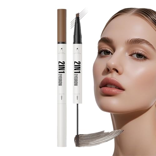 4 Spitzen Augenbrauenstift,Präzisions Make Up Stift | Langanhaltend Verwischfest Für Damen Mädchen Mutter von Generisch