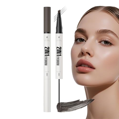 4 Spitzen Augenbrauenstift | Wasserdichter Augenbrauenstift für natürliche Brauen,Langanhaltend Verwischfest Für Damen Mädchen Mutter von Generisch