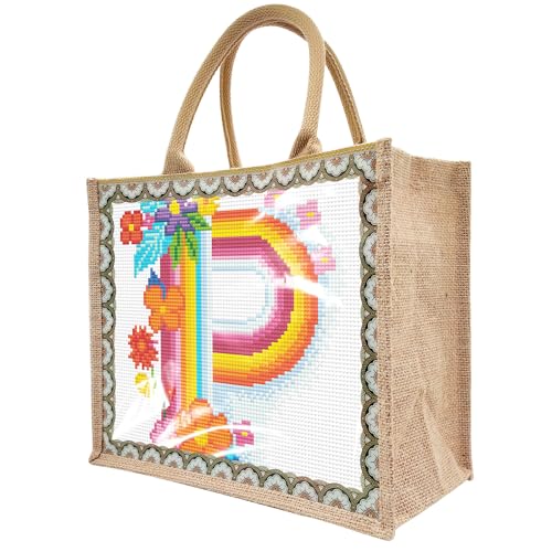 5D-Diamant-Malerei-Tasche-Set, DIY-Malerei, Handtaschen-Set, Kunsttasche für Zuhause, Organizer (einseitiger Punkt-Diamant), p-1, One Size von Generisch
