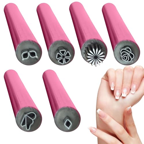 6/10 Teiliges Nagelkunst Stempelstift Set - Nagelkunst-Stift Set | Nagelstempelstift D IY NailArt Tools | Stempel Nagelkunstwerkzeug Mit 6/10 Verschiedenen Mustern | Nagel Graffiti Nagelkunst Dotting von Generisch
