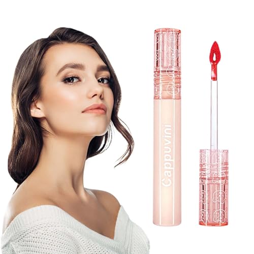 6 Farben Bubble Mirror Glow Glass Lip Glaze,koreanische Lip Tint Lip Stain Lip Gloss Mini Liquid Lipstick Set, Multi-Use Lip and Cheek Tint, Long Lasting,Waterproof,High Pigment,Lip Tint Makeup (06#) von Generisch