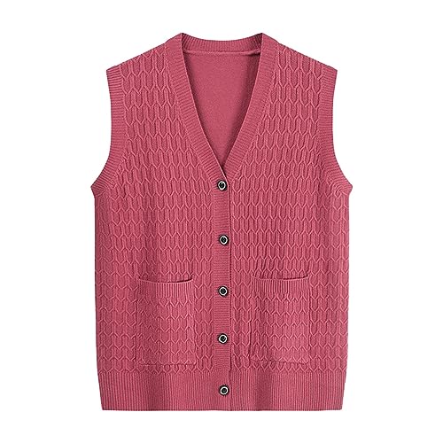 Ärmellose Strickweste Damen Baumwolle Gestreift V Ausschnitt Strickpullover Strickpullunder Ärmellos Winter Warm Pullover Vest Pullover Strickweste Schwarz Einfarbig Sweater Vest Pullunder Ärmellose Strickweste Damen Baumwolle Gestreift V Ausschnitt Strickpullover Strickpullunder Ärmellos Winter Warm Pullover Vest Pullover Strickweste Schwarz Einfarbig Sweater Vest Pullunder von Generisch