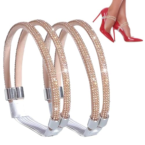 Abnehmbare Schuhgurte - 10,63 Zoll High Heel -Bänder, Ersatz -Knöchelgurte, Bequeme Schnallenschnüre, Verstellbare Stilvolle | Abnehmbare Schuhe Schnürsenkel Gurt Für Frauen Mädchen Sandalen Stilettos von Generisch