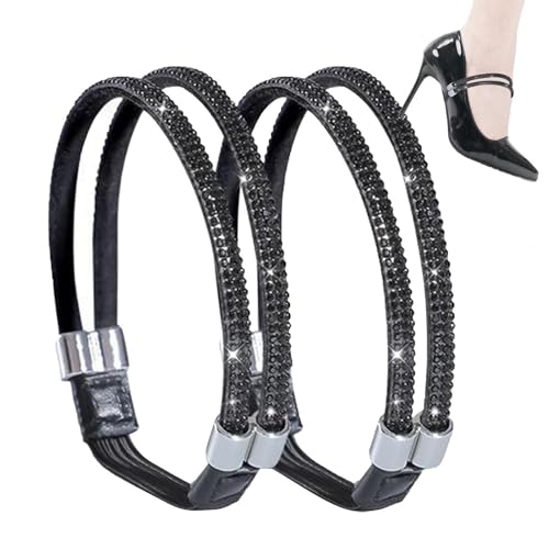 Abnehmbare Schuhgurte - 10,63 Zoll High Heel -Bänder, Ersatz -Knöchelgurte, Bequeme Schnallenschnüre, Verstellbare Stilvolle | Abnehmbare Schuhe Schnürsenkel Gurt Für Frauen Mädchen Sandalen Stilettos von Generisch