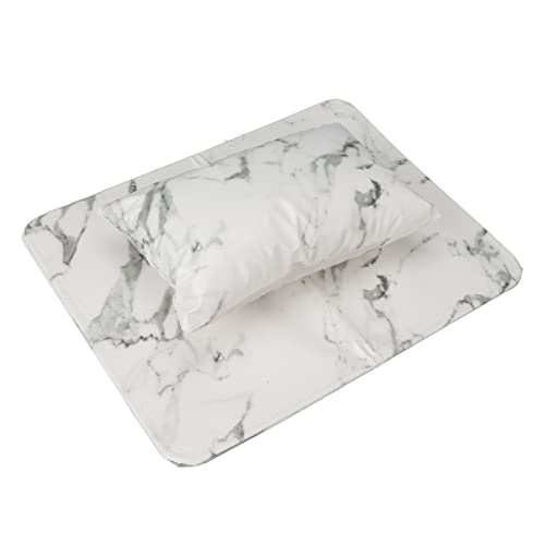 Abnehmbares Nagelkunst-Kissen aus PU-Leder, schöne Farbe, professionelles Nagelsalon-Werkzeug für Maniküre zu Hause, mit Reißverschluss-Design, bequem und 2 Stück/Set, geeignet für den Haushalt von Generisch