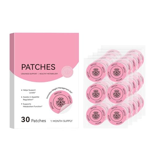 Abnehmpflaster, Pflaster Natürlichen Inhaltsstoffen, Tägliche Beständigkeit, Allmähliche Ergebnisse, Ultradünnes Material, Hautfreundlich und Angenehm, 30 Stück Gesunde Aufkleber von Generisch