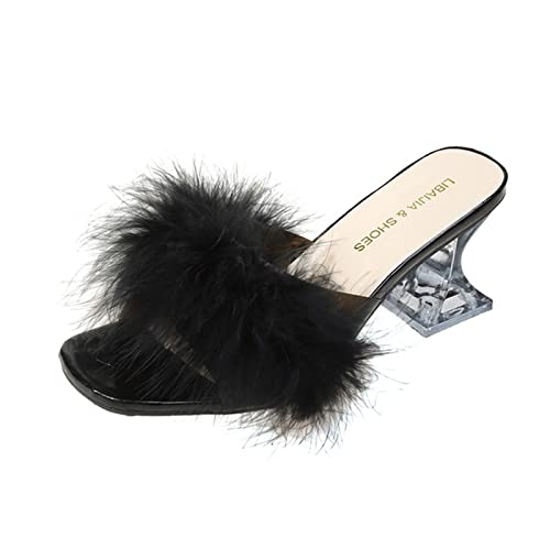 Absatzschuhe Damen - Schuhe Mädchen 35 Sandalen Walkerschuhe Absatz Winter Pantolette Gemütlich Kühlschuhe Herbst Winterschuhe Bequeme Stöckelschuhe Atmungsaktive Outdoorschuhe Cozy Walkingschuhe von Generisch