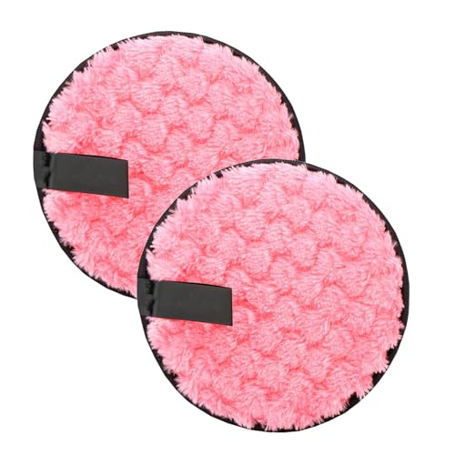 Abschminkpads Waschbar, Make-up Entferner Pads, Mikrofaser Runde Weiche Gesichtsreinigung Puffs, Waschbar und Wiederverwendbar Doppelseitige Gesichtsreinigungspads, Einfaches Entfernen von Make-up von Generisch