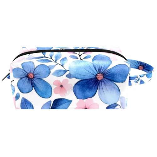 Abstrakte Tierhaut in Rosa, Braun, Schwarz und Weiß, hängende Make-up-Tasche, wasserabweisend, Leder, Kulturbeutel, Reisetasche mit Griff, tragbare Kosmetiktasche für Damen, Herren, Mädchen, von Generisch