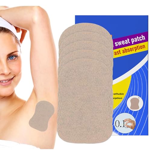 Achsel-Schweißpads für Damen, weicher Schweißschutz, schweißfeste Patches für Männer und Frauen, unsichtbares Antitranspirant und atmungsaktiv, sportliche Leistung, heißes Wetter, Arbeit von Generisch
