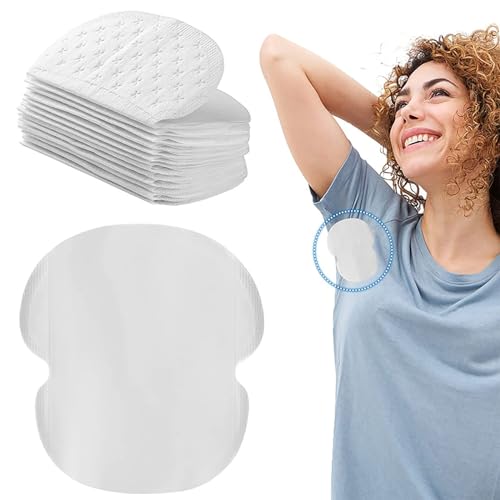 Achselschweiß Pads, Achselschweißpads für Frauen und Männer, Schweißpads für Frauen Achselhöhlen, Weich und bequem, Nicht Sichtbar, Perfekte Passform Absorbierend vor Schweißflecken (100 Stück) von Generisch