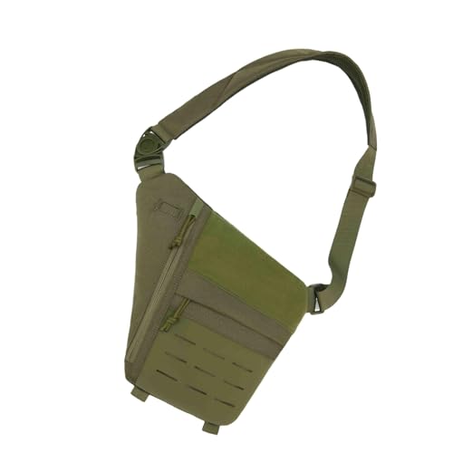 Achseltasche | Schulter-Aufbewahrungstasche, Mehrzweck-Nylontasche, wasserdicht und verschleißfest, verstellbarer Gurt für Reisen, Outdoor, Geldbörse, Handy, Schlüssel, Anti-Diebstahl, Army Grün, von Generisch