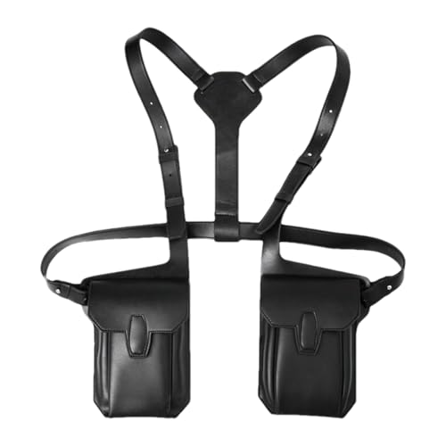 Achseltasche – Unterarmgurt, Geldbörse, Anti-Diebstahl-Geschirr für Herren, doppelte Schulter-Achseltasche, modische Handytasche mit verstellbarem Riemen für Kopfhörer, Schlüssel, Wechsel von Generisch