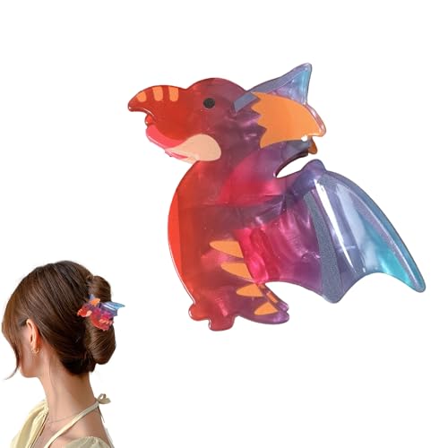 Acrylhaarclip, Acrylklauenklammern | Acryl lustige Dinosaurier Clips | Nonslip Headdress Styling Tools Starke Haarzubehör für Frauen Mädchen von Generisch