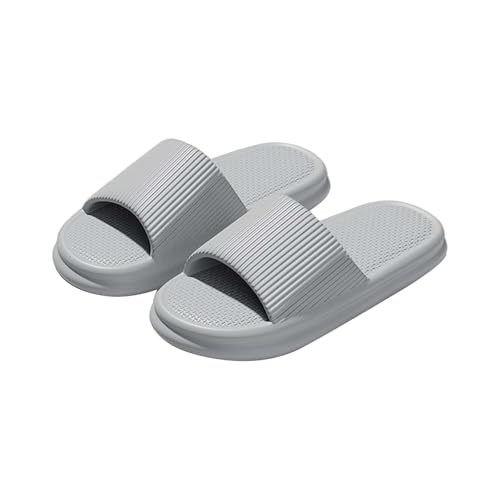 Adeschuhe Herren Leicht, Badelatschen Damen rutschfest Slippers Weiche Hausschuhe Flache Breite Füße Strandschuhe Freizeitsandalen Unisex Badeschlappen Große Größe Slides Orthocare Flip Flops 1 von Generisch