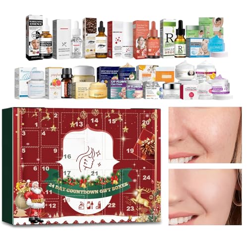 Adventskalender Hautpflege,24 Tage Weihnachts Advents Beauty Set Für Mädchen 2025 | Countdown Kalender Für Reise Taglich Tochter Familie Fest Geburtstag Valentinstag Halloween von Generisch
