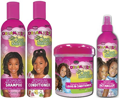 African Pride Dream Kids Shampoo Entwirrung, Haarspülung, Entwirrung und Entwirrung von Générique