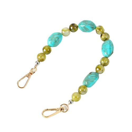 Aktualisierende Farbe Super Chic Lady Harz Farbige Stein Handtasche Riemen Mädchen Mode Große Größe Fashion Bead Armband Tasche Tasche Gürtel von Generisch