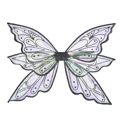 Ala Light Sparkling Schmetterling Engel | Fee Flügel | Schmetterlingsflügel | Dress Up Party Angel Wings | Engelsflügel | Fantasieflügel und Flügel für Kinder | Prinzessin Flügel für Erwachsene Frauen von Generisch