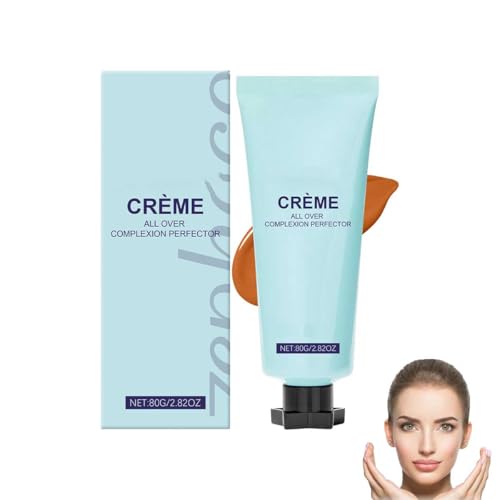All-Over Complexion Perfector,Long Lasting Concealer Covers blemishes,CC Cream Foundation,Hydrating Full Coverage Concealer Cream,Waterproof & Transfer-Resistant Skin Tint,80g/2.82 Oz (Dark) von Generisch
