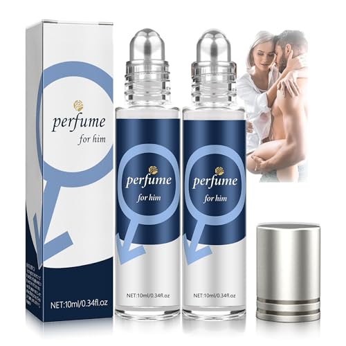 Alpha Pheromonparfüm, Alpha Parfüm Herren/Damen, Pheromon Parfüm Original, Roll-on Pheromone Parfum, Parfum für Anziehen und langanhaltender Duft (Herren * 2) von Generisch