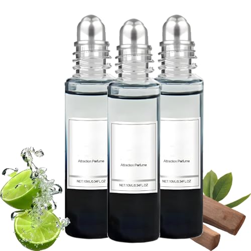 Alpha Pheromonparfüm Herren, Ecdf Pheromon Parfüm Original, Pheromone Parfum Herren, Alpha Pheromonparfüm Roll-On Pheromone Parfum, Langanhaltender (3pc) von Generisch
