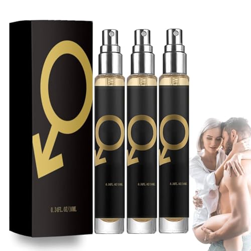 Alpha Scent-Alpha Pheromonparfüm Herren, Pheromone Parfum Herren, Ecdf Pheromon Parfüm Herren, Männerparfum mit Pheromon Öl, Extrait de Parfum für Herren for Attract Women (3PC) von Generisch