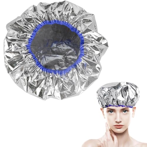 Aluminiumfolie Haarpflegekappe - Konstante Temperatur 37 Grad Dampfkappe, wiederverwendbare Duschhaube für Damen, elastische Ölmaske Haarkur Kappe | Frisör Studio Spa Heimanwendung Aluminiumfolie Haarpflegekappe - Konstante Temperatur 37 Grad Dampfkappe, wiederverwendbare Duschhaube für Damen, elastische Ölmaske Haarkur Kappe | Frisör Studio Spa Heimanwendung von Generisch