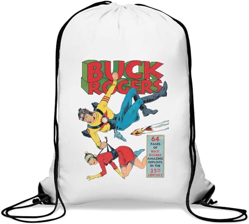 Amazing Exploits In The 25th Century Gym Sack Casual Drawstring Bag White Amazing Exploits In The 25th Century Gym Sack Casual Drawstring Bag White von Generisch