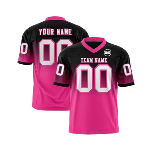 American Football Trikot Personalisiert Sport T-Shirt mit Team Name Nummer Logo Spieltrikots für Kinder Erwachsene Junge Mädchen Herrn Damen Erwachsene S -7XL Kinder 3-15 Jahre American Football Trikot Personalisiert Sport T-Shirt mit Team Name Nummer Logo Spieltrikots für Kinder Erwachsene Junge Mädchen Herrn Damen Erwachsene S -7XL Kinder 3-15 Jahre von Generisch