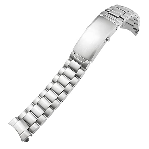 Amsoh Uhrenarmband aus 316L-Edelstahl, 18 mm, 20 mm, 22 mm, passend für Omega 007 300 Planet Ocean Speedmaster, solide Armbänder, 20 mm von Generisch