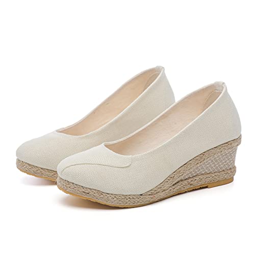 Angebote 2025 Damen Sandalen Keilabsatz Weiche Sommerhandel Plattform Sandalen Keilabsatz Platform Sandale Angebot Abend Wedge High Heels Zeremonie Mode Brautschuhe Schmuck Mit Absatz, Weiß, 40 EU Angebote 2025 Damen Sandalen Keilabsatz Weiche Sommerhandel Plattform Sandalen Keilabsatz Platform Sandale Angebot Abend Wedge High Heels Zeremonie Mode Brautschuhe Schmuck Mit Absatz, Weiß, 40 EU von Generisch