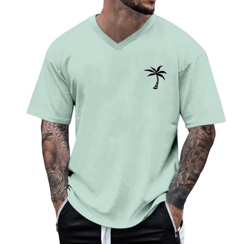 Angebote des Tages Heute,T-Shirts Herren Sommer Shirt Kurzarm Tshir Casual Streetwear Freizeitshirt Baumwolle Wandershirt Jungen Sweatshirt Lässig Kleidung Vintage Bekleidung Motiv Retro Laufshirt von Generisch