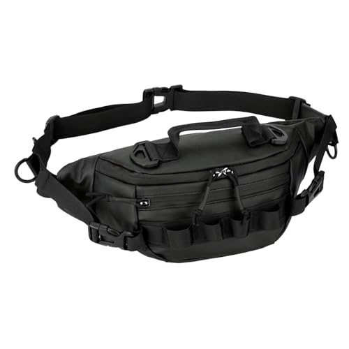 Angel-Gürteltasche, Fliegenfischen-Hüfttasche - Verstellbare Brusttasche zum Fliegenfischen mit Hüftgurt | Multifunktionaler Rucksack zum Fliegenfischen, Wander-Gürteltasche für Männer und Frauen von Generisch