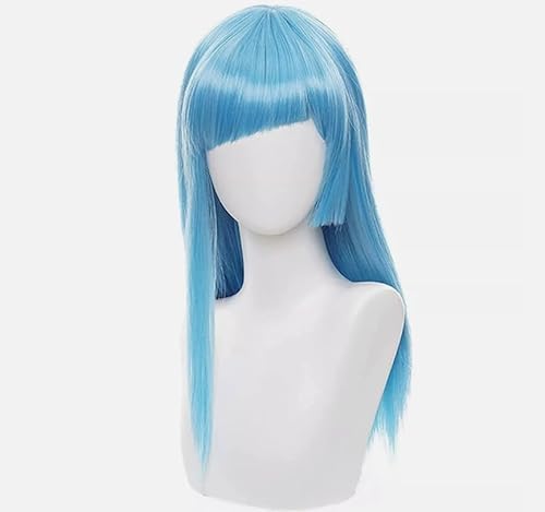 Anime Cosplay Miwa Kasumi Perücke Wasser Anime blau langes Haar Cosplay Perücke Halloween Kostüm Party Perücken von Generisch